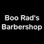 Boo Rad's Barbershop logo